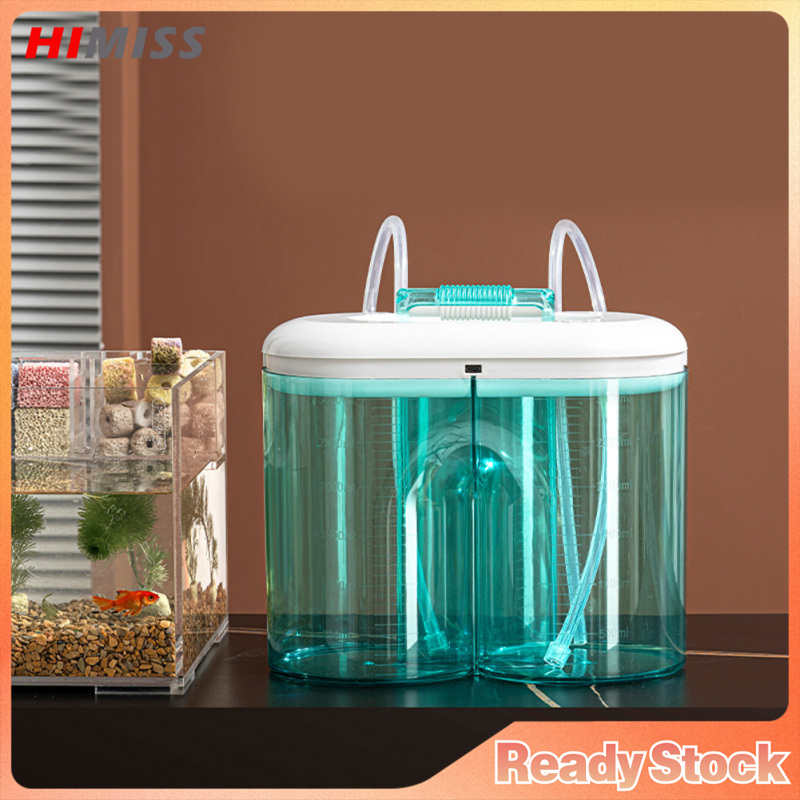 Electric Fish Tank Water Change Bucket, Type-C Charging Dual 3000ml Water Change Bucket With Lid, Portable Electric Pump Aquarium Cleaning Accessories ราคา 1,179 บาท*ส่งฟรี