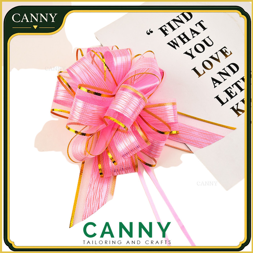 1 Pcs REBEN TARIK BESAR 50MM Premium / PULL RIBBON / BOW RIBBON / HAMPER RIBBON / RIBBON PLASTIC / PULL FLOWER
