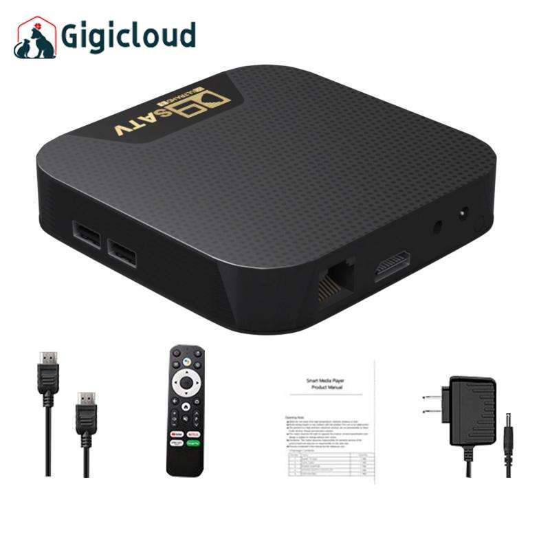D9S TV Box CPU ARM Cortex-A53 Quad Core GPU Mali-450 750MHz Remote Media Player Compatible For Android 12.0