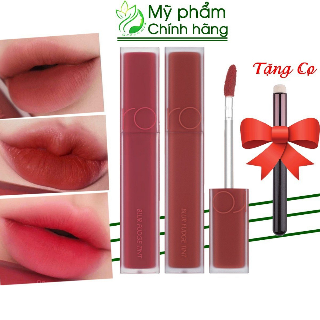 Son Romand Kem Lì Vỏ Vuông Blur Fudge Tint Full Màu Hàn Quốc 5g