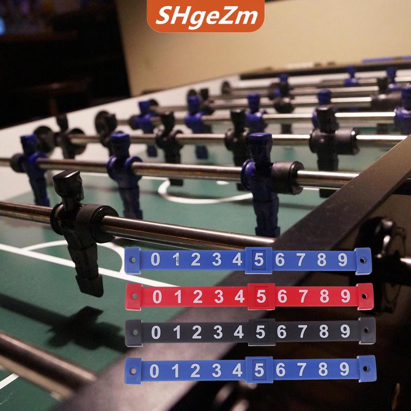 [COD] SHgeZm 2pcs Foosball truy cập đánh dấu bảng trò chơi chấm điểm đơn vị 10 số cho người giữ bóng đá tiêu chuẩn Bảng điểm