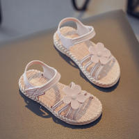 Clara Sandals For Kids Girls Flower Print with Velcro Summer Girls Breathable Comfortable Soft Sole Non-slip Beach Outdoor Sandals SA181
