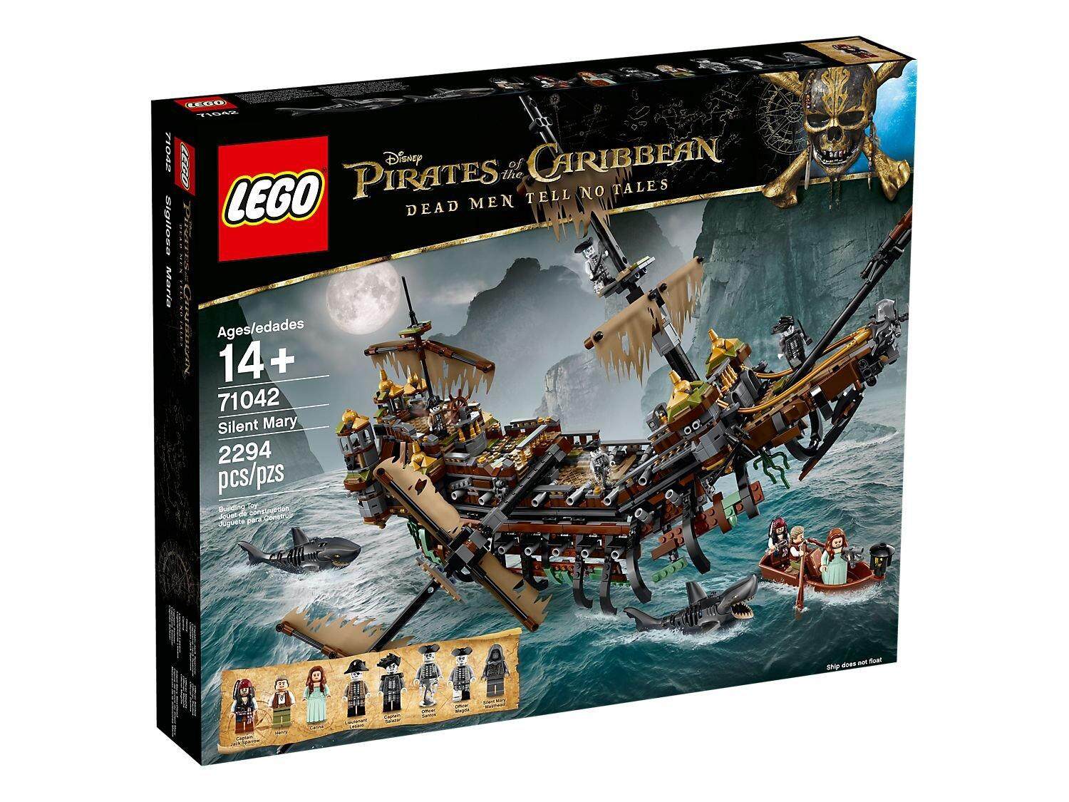 LEGO 71042 Pirates of the Caribbean Silent Mary  2292pcs 14+ Đồ Chơi Lắp Ráp lego Hoàn toàn mới và c