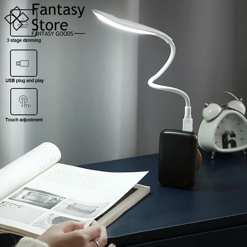 Fg Công tắc cảm ứng Đèn LED USB Đèn đọc sách báo xách tay linh hoạt có thể