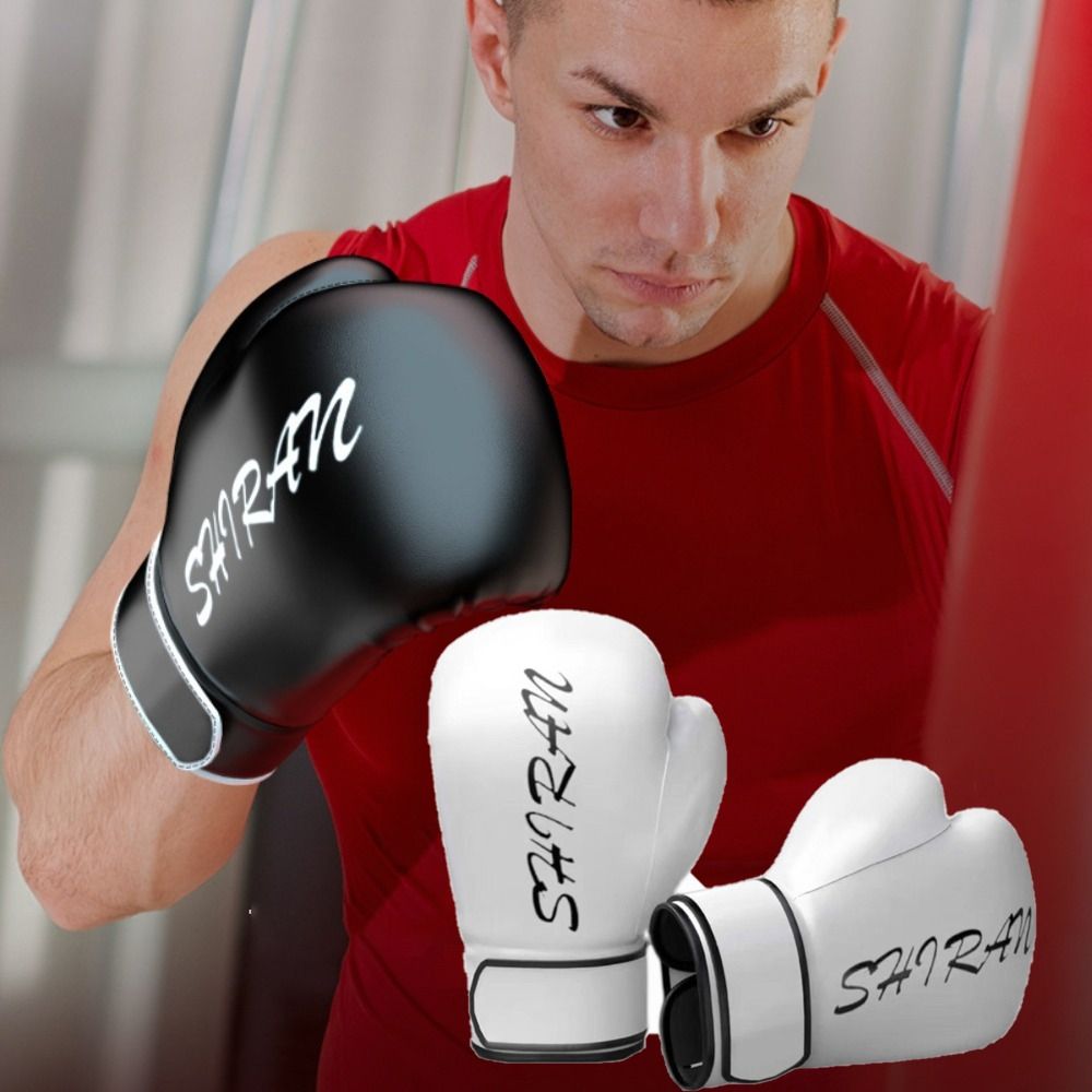 KEQI 1 Pair Of Premium Boxing Gloves PU Leather Training Gloves Kickboxing