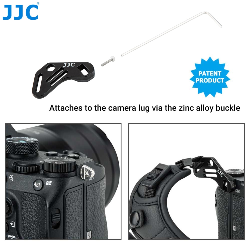 JJC Cao cấp Máy Ảnh dây đeo cổ tay Nhanh Chóng Phát Hành thiết kế bằng sáng chế Essories Cho Sony A6600 A6500 A6400 A6300 A6100 A6000 A5100