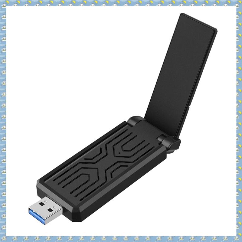 AX5400 Wifi Adapter USB Network Card Wifi 6e Tri-Band Dongle for Pc Desktops Laptop 10 11 Driver Fre