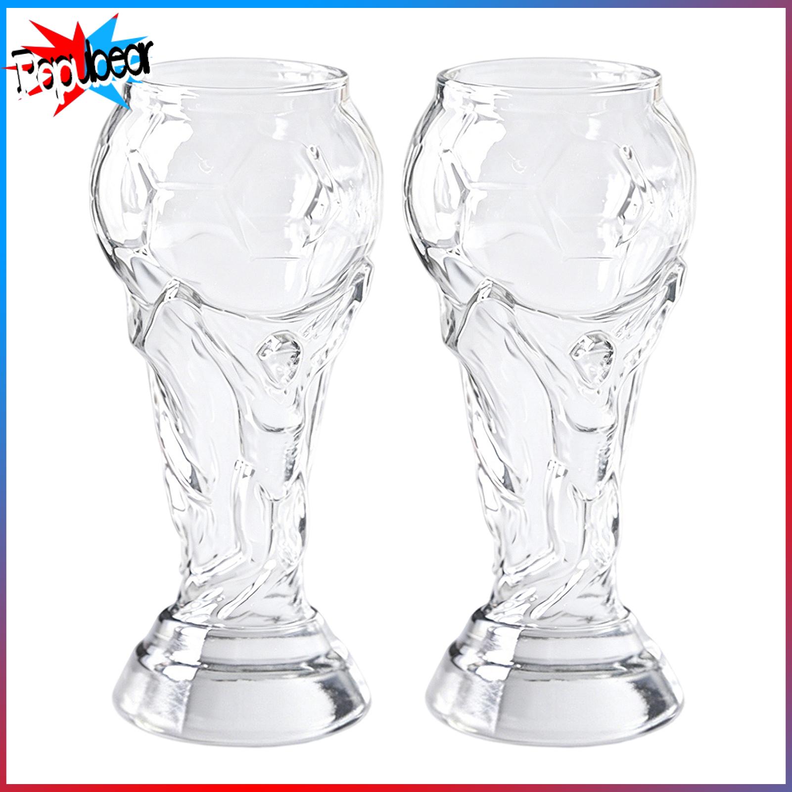 Football Celebration Mug Game Day Beer Mug 2pcs Football Trophy Beer Mugs Clear Tall Glasses Football-themed Beer Steins for Game Day Bbq Bar Home Party Perfect Gift for Football Fans in Asia ราคา 316 บาท*ส่งฟรี