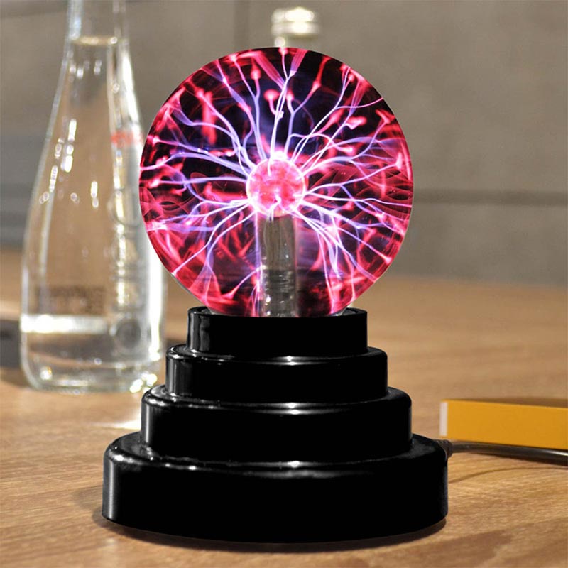 Mini Static Magic Ion Ball Light Magic Prop Touch Sensor Ambient Light Decoration Night Light Battery Powered Light Electro-optic USB Negative Ion Plasma Static
