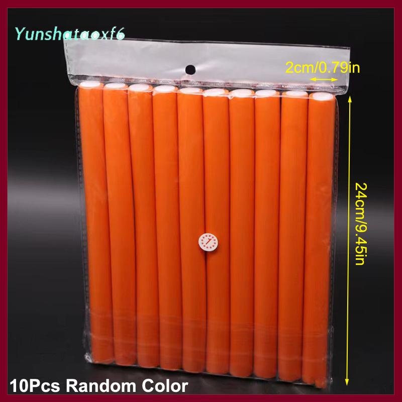 yunshataoxf 10 chiếc Máy uốn tóc linh hoạt Máy uốn tóc Máy Uốn Tóc máy uốn cong mềm uốn cong uốn xoăn Máy uốn tóc dụng cụ tạo kiểu không có máy uốn nhiệt máy ủi uốn nóng - 6