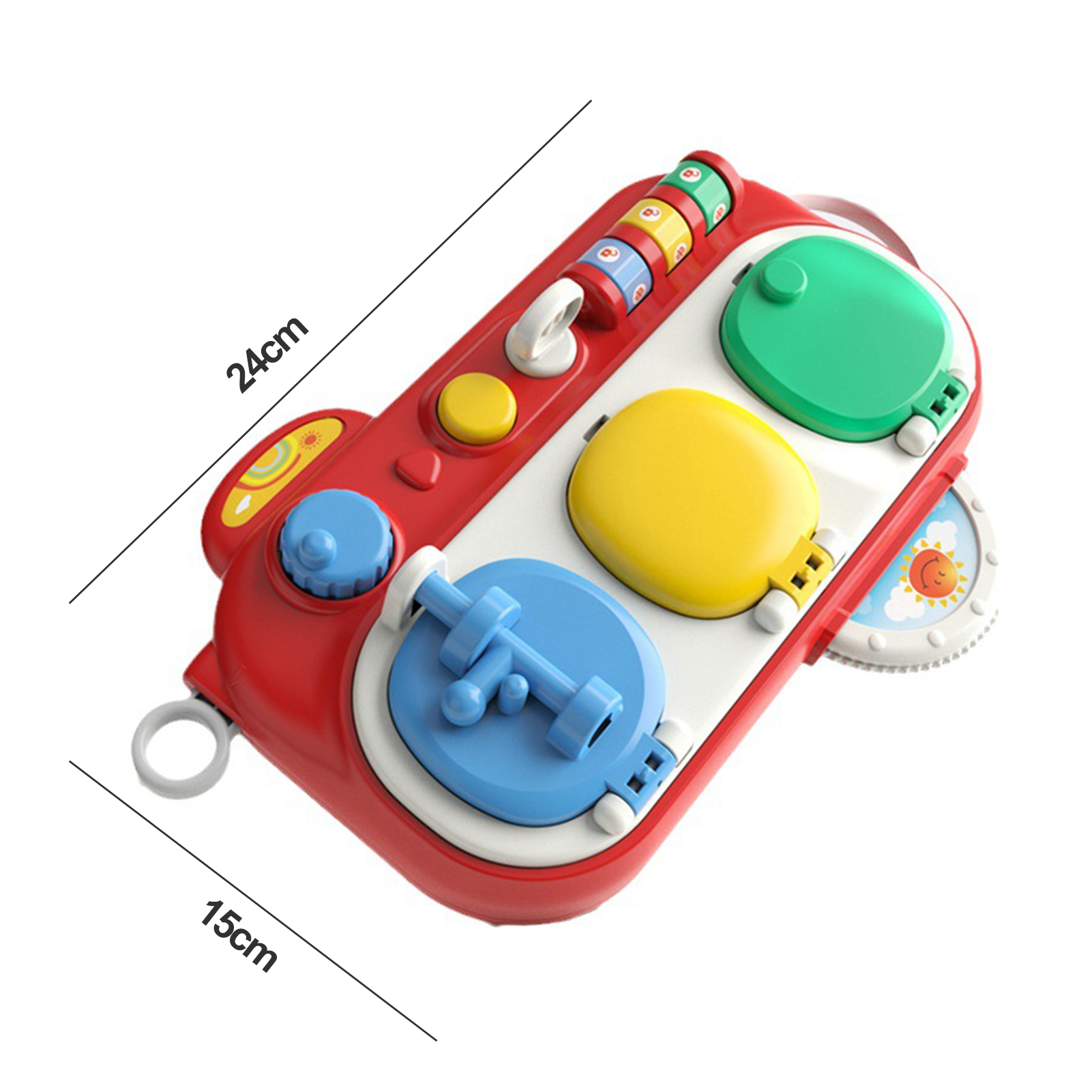 Busy Board Toy for Babies Durable Baby Busy Board Interactive Sensory Busy