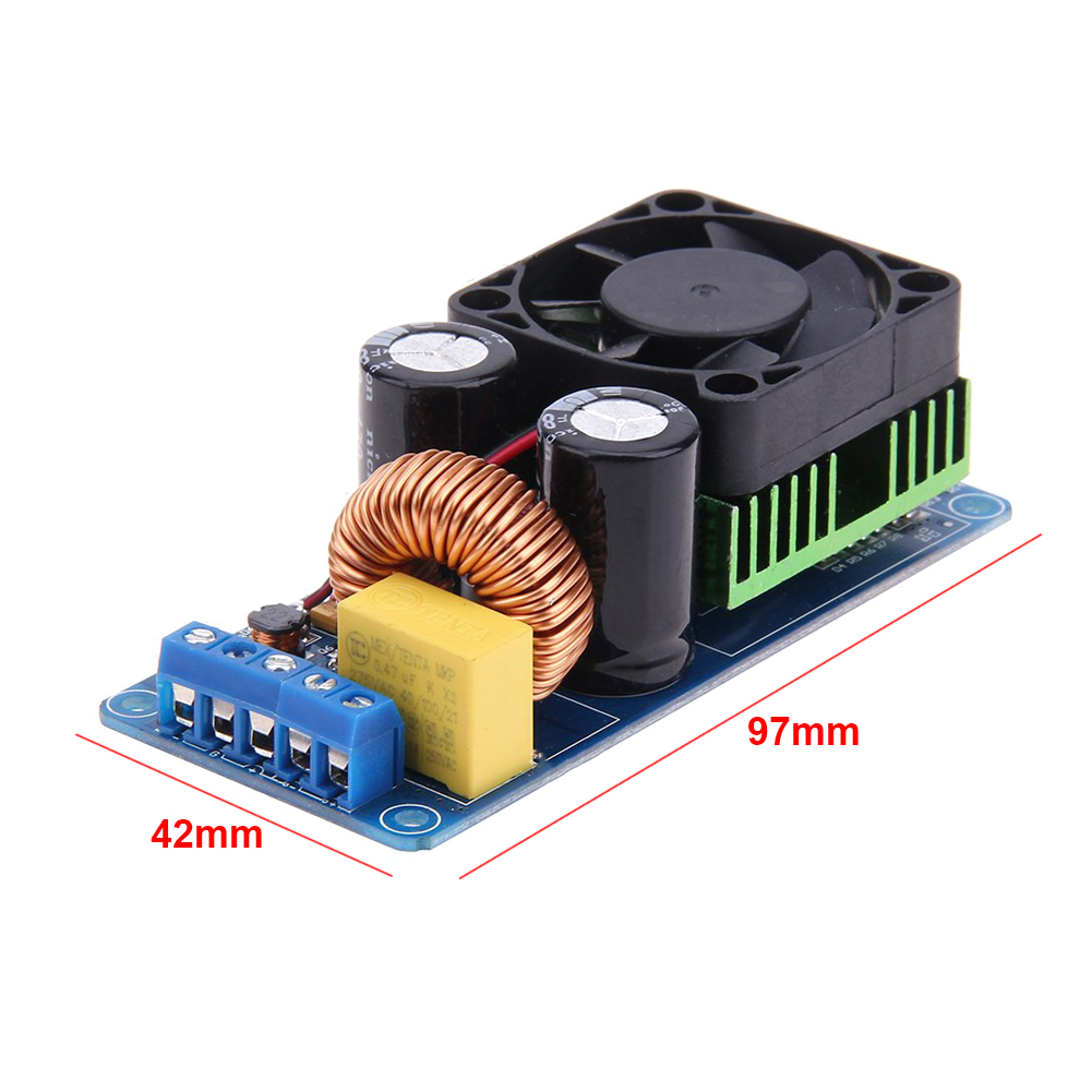 Irs2092s 500 Wát Mono kênh kỹ thuật số Class D bo mạch Bộ khuếch đại công suất Hi-Fi