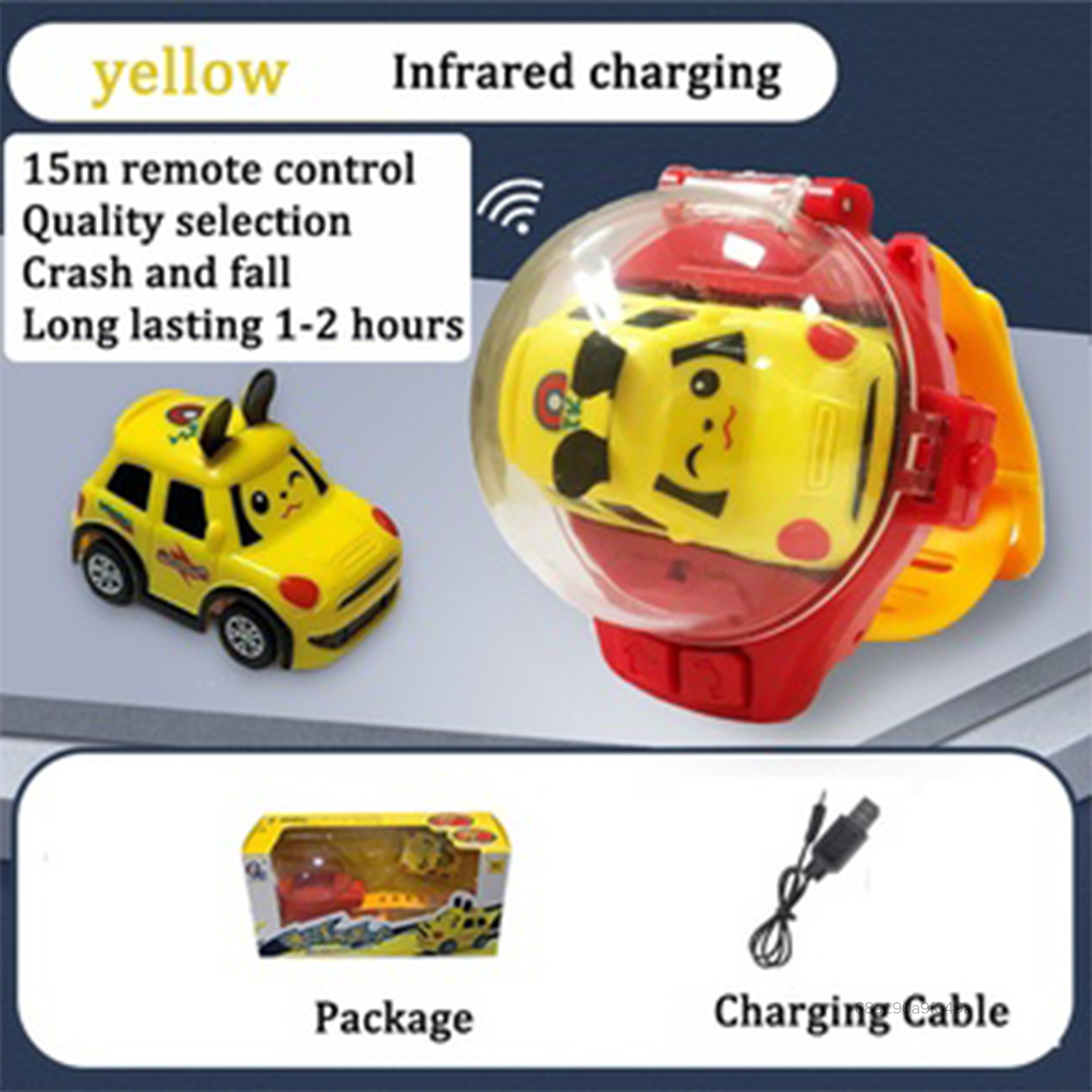 Xem với điều khiển từ xa xe trẻ em Đồ chơi điện Mini Boy Racing điều khiển từ xa xe hơi trẻ em LN-VN - 2