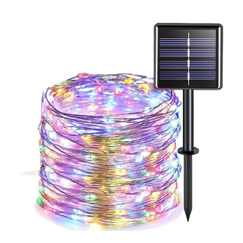 50/100/200/300 Solar Lights LED Fairy String Lights Waterproof Outdoor Copper Wire Light for Garden Fence Yard Balcony