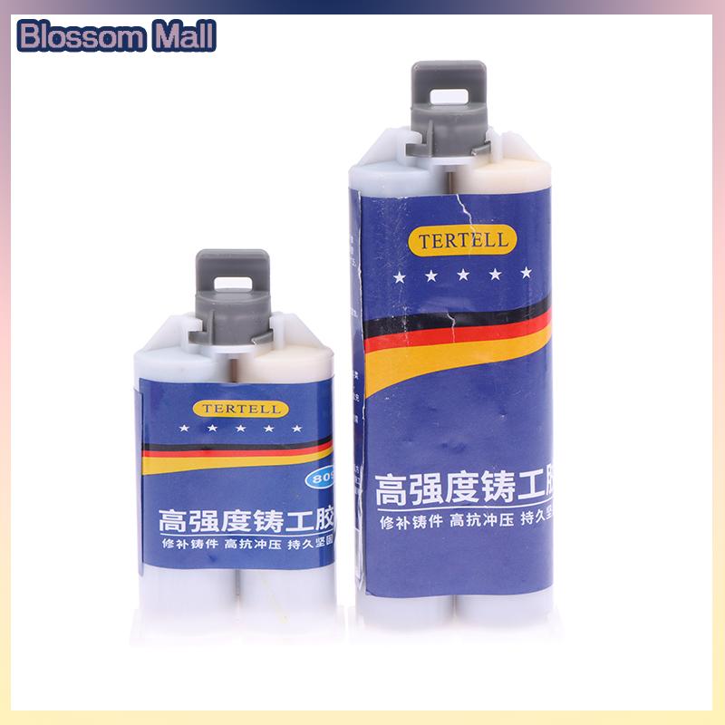 [Blossom] 2 in1 công nghiệp AB Caster keo chịu nhiệt keo 50 100ml hàn lạnh đại lý sửa chữa khiếm khuyết mạnh mẽ keo sửa chữa kim loại dán