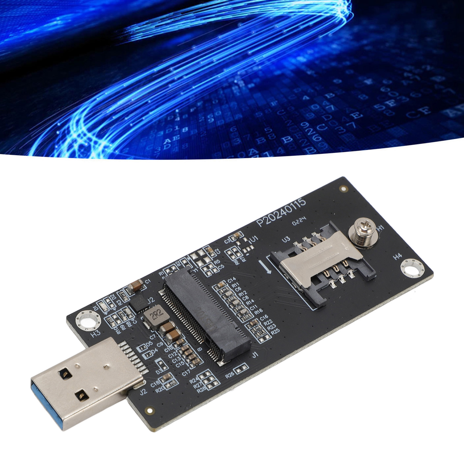 Smate M.2 keyb để WWAN mô-đun chuyển đổi kết nối đa chức năng được xây dựng trong Card Bộ chuyển đổi mạng khe cắm thẻ Sim cho gia đình