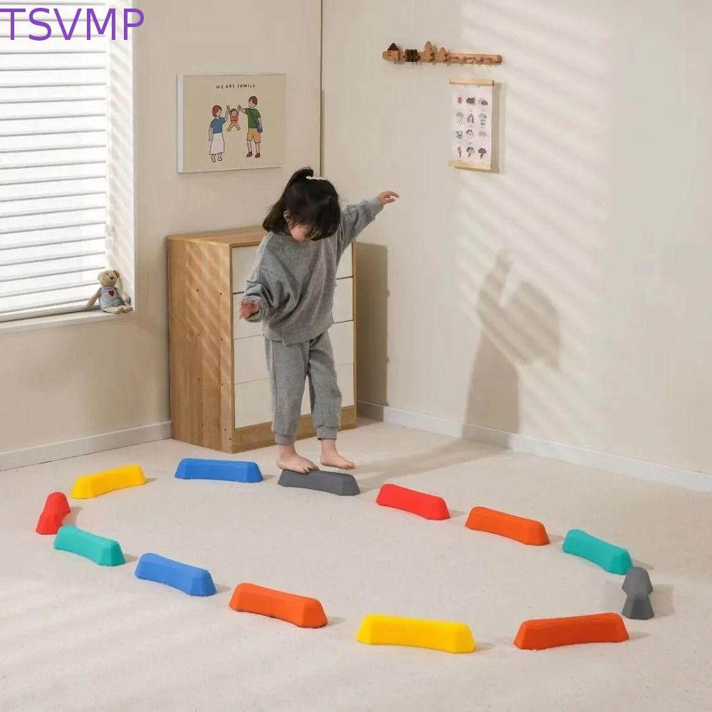EXALTEDP Đá bước Đồ chơi cân bằng đá bước chân Ngoài trời Cân bằng Bước xốp tập thăng bằng Đồ chơi thể thao cân bằng Đá xếp chồng Đồ chơi thể thao cân bằng đá xếp chồng Quà tặng giáng sinh