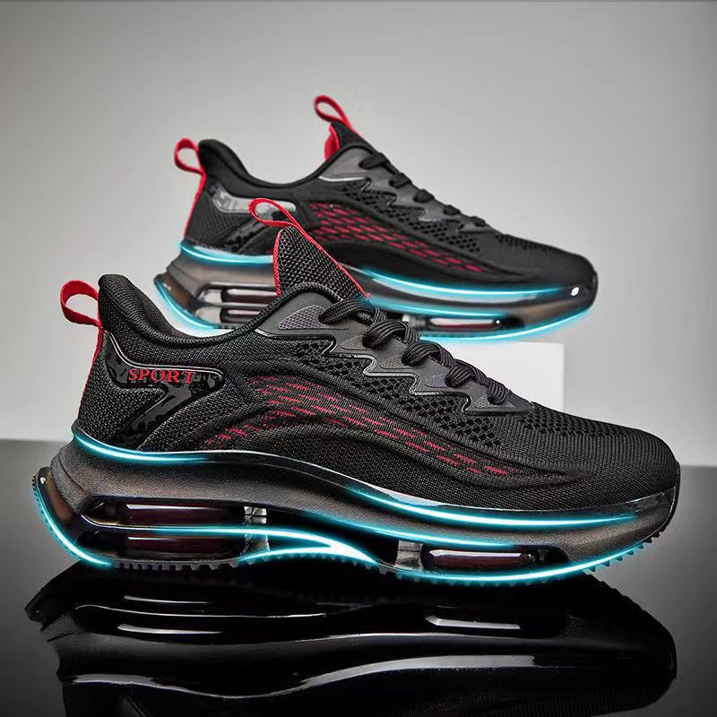 Men's Shoes Air Cushion Sneakers Fashion Running Shoes Anti Slip Shock-absorbing Casual Sports Shoes Dad Shoes - 2