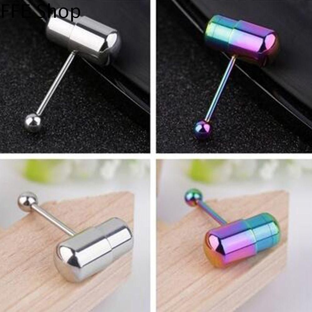 UREAN Phổ biến Nóng bức Máy rung Tạ đòn Khuyên lưỡi Lưỡi Quán ba Rung  Trang sức cơ thể Vòng lưỡi Xuyên Trang sức