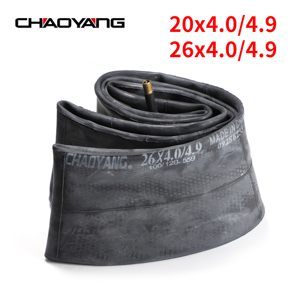 Triều Dương ống trong xe đạp 26x4.0-4.9 Schrader A/V ATV lốp xe bãi biển lốp xe đạp ống 20x4.0-4.9 thành phố chất béo lốp xe đạp tuyết Ruột trong 550g