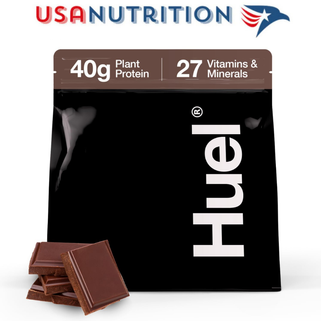 Thay thế bữa ăn tăng cơ giảm mỡ Keto, Low carb "Huel" Black: 3lb 17 lần dùng
