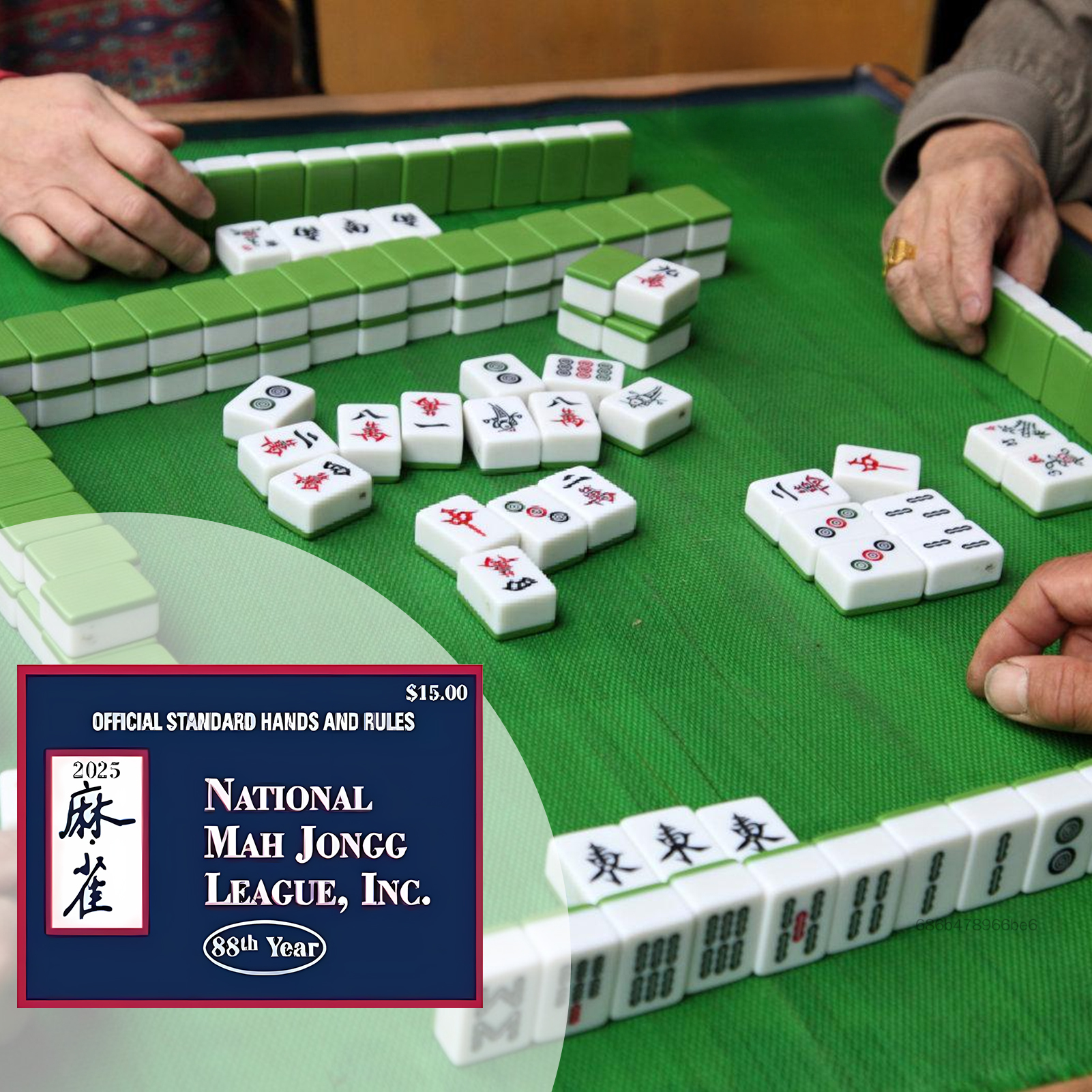 2025 National Mah Jongg Thẻ kích thước lớn Thẻ di động tốt hơn Thưởng thức Thẻ trò chơi Món quà cho tất cả những người đam mê Mahjong TF-Mel-VN