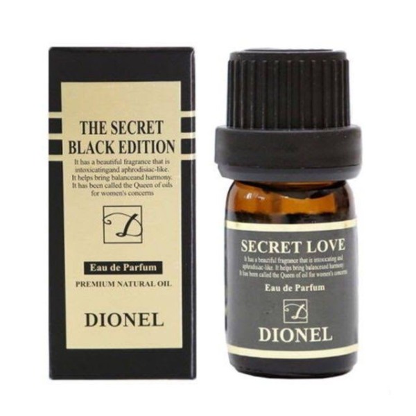 Nước hoa vùng kín nam,nữ Dionel secret love màu đen - giữ hương lâu quyến rũ 5ml (Che tên sản phẩm khi gửi)