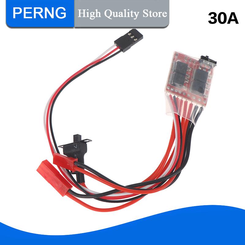 [PERNG] Tehe Micro ESC 10A 15A 20A 30A chải ESC RC ESC điện tốc độ điều khiển cho Diy Mini 1 16 1 18 1 24 RC Xe thuyền TANK W phanh - 3