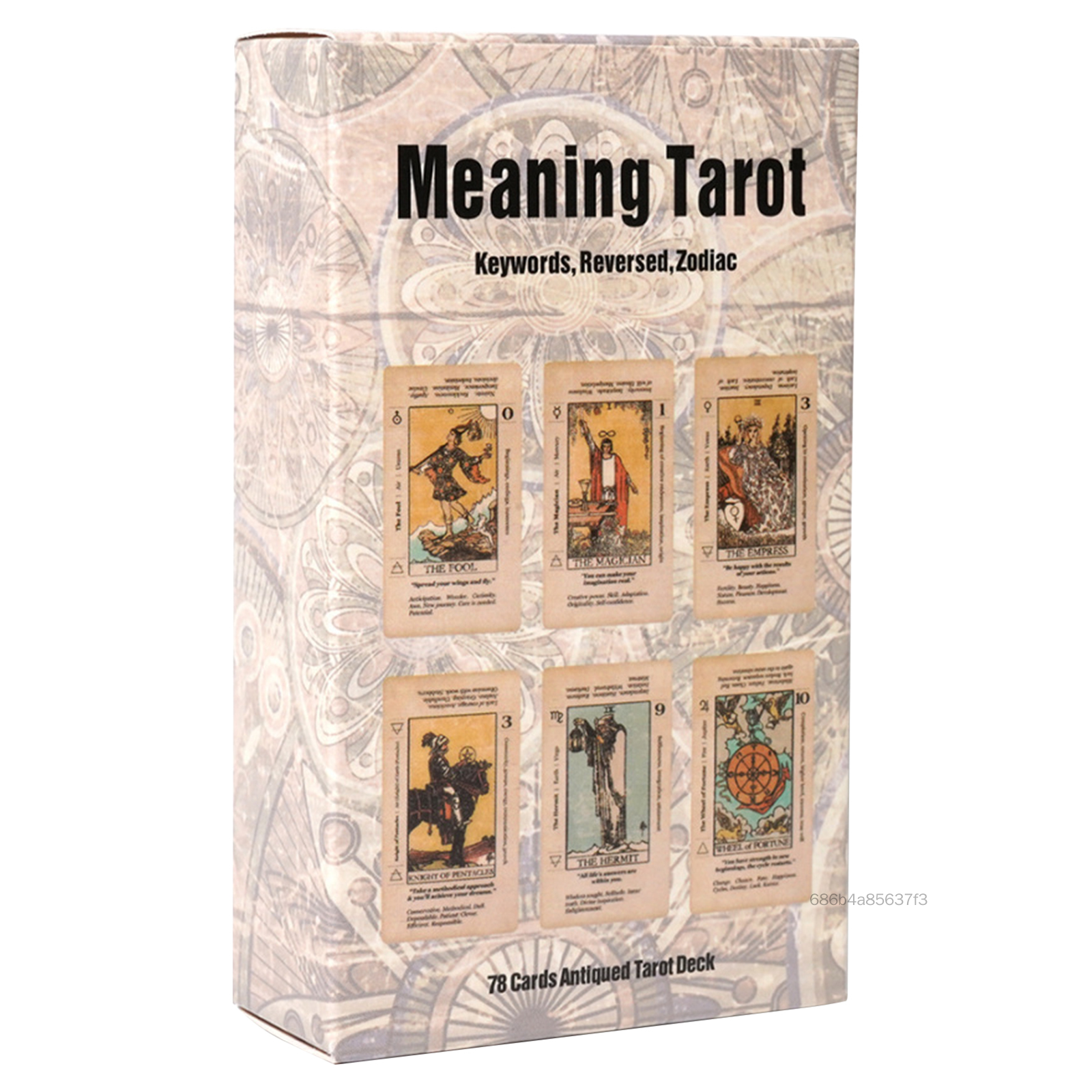Thẻ Tarot Boong độc đáo thuận tiện để chơi và dễ học thẻ Tarot cho bữa tiệc tập hợp gia đình chơi TF-MEL-VN