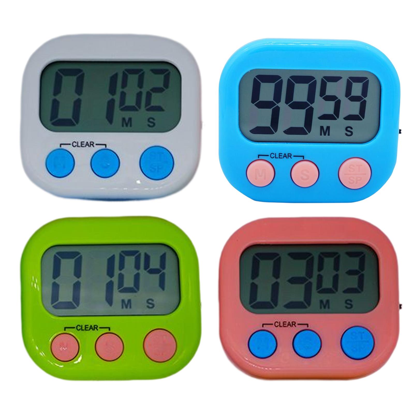 Digital Timer LCD Screen Loud Alarm Classroom Timer for Teacher Supplies Baking Office Sports Games Cooking