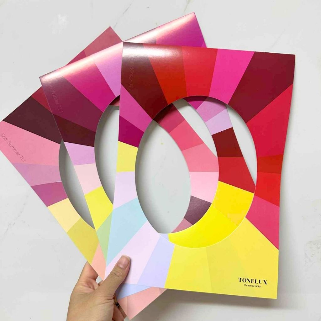 Bộ Xác Định Mùa Cá Nhân - Bộ Test Personal Color 15 Tờ - Combo Cơ Bản Cho Người Mới Bắt Đầu CB16