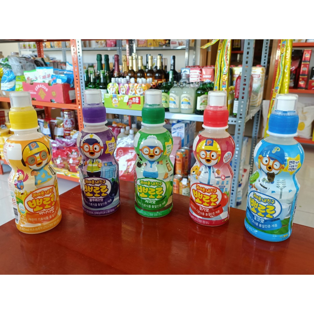 Nước trái cây Pororo Paldo Hàn Quốc chai 235ml