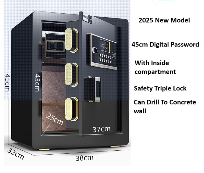 Money Saving Box Money Box Peti Besi Keselamatan Peti Besi Simpan Duit Peti Duit Peti Besi Simpan Duit Peti Barang Kemas Peti Besi Simpan Barangan Berharga Home Electronic Security Safe Safe Box Digital Safe Box Lock for Office or Home Black Harga  279 Ringgit*Penghantaran Percuma