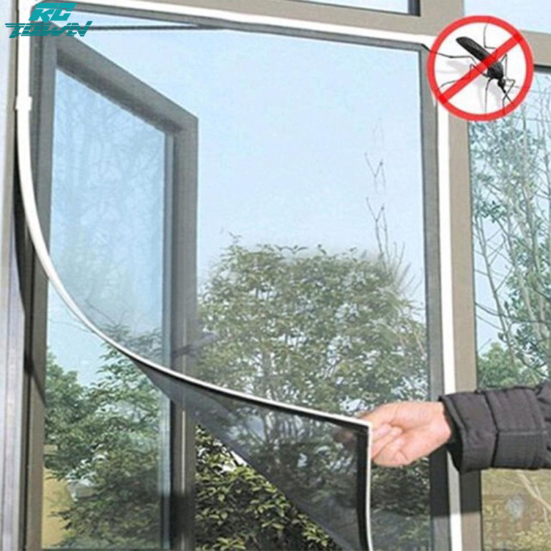 DIY Stealth Window Screen Insect Fly Bug Mosquito Mesh Screen Window Netting ราคา 37 บาท*ส่งฟรี