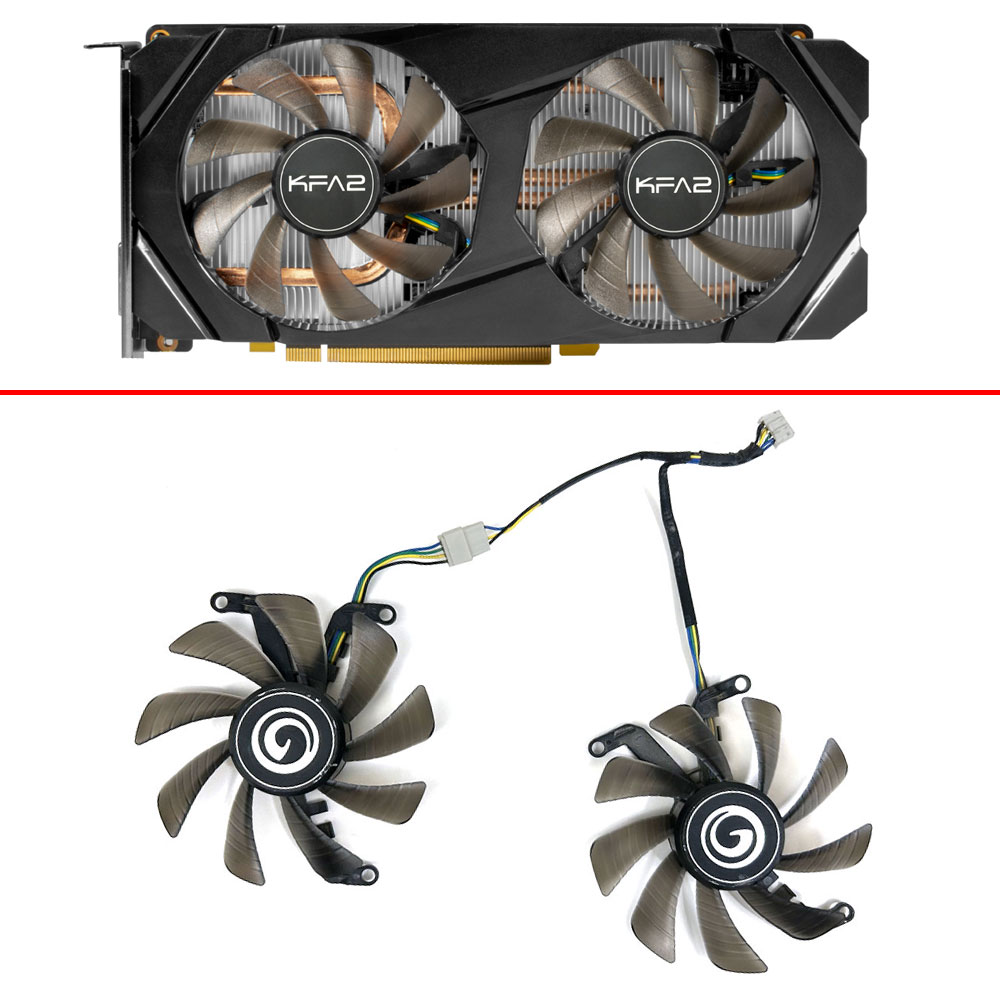 【Sell-Well】 Cooling Fan For Kfa2 Galax Geforce Rtx 2060 2070 Super Gtx1660 1660ti Gtx1660 Super Grap