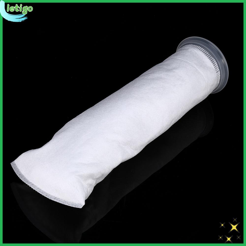 LETIGO Trắng Vớ lọc 150 Micron Polypropylen Tất bể cá Trọng lượng nhẹ polyester Vòng lọc tất Bể cá