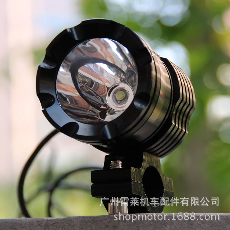 rz3lbs Laser Cannon Electric Scooter Motorcycle High Power External LED Headlights Reflective Cup Front Spotlight