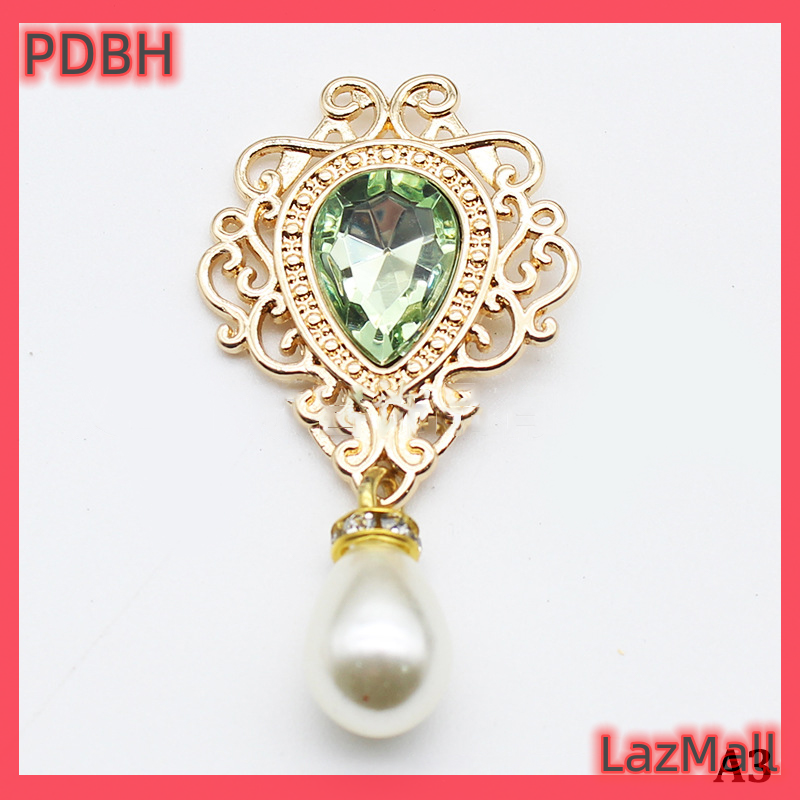Flash Sale Mặt dây chuyền ngọc trai kim loại phẳng trang trí thời trang tuyệt đẹp lời mời đám cưới kỳ nghỉ Phụ kiện sáng tạo