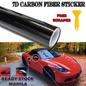 7D Carbon Fiber Vinyl Sticker for Cars and Motorcycles