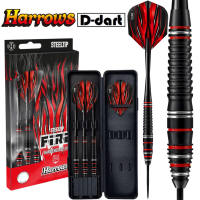 HARROWS STEEL TIP DARTS - FIRE HIGH GRADE ALLOY DART SET ORIGINAL STEEL DART (ARROW DART KELULI)
