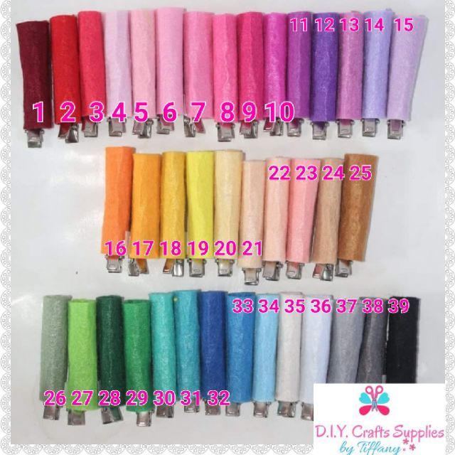 Hard Felt Cloth choose your colors (9 by 9 inches)