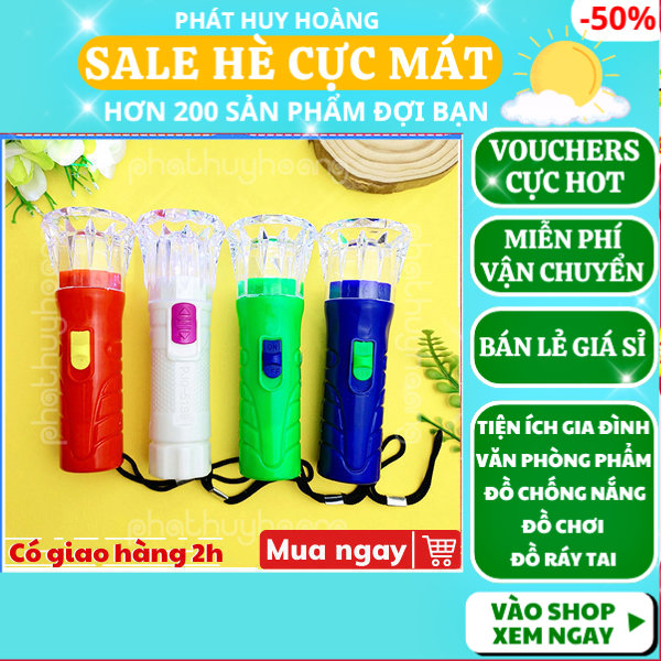 Đèn pin siêu sáng giá rẻ  ✓ đèn pin siêu sáng mini ✓ đèn pin mini tiện dụng  ✓ Phát Huy Hoàng