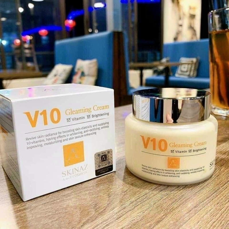 Kem V10 Skinaz Dưỡng Trắng Da Giảm Nám Tàn Nhang