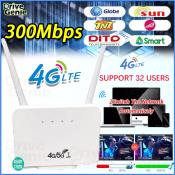 4G/5G Dual Band WiFi Router - 300 Mbps Speed