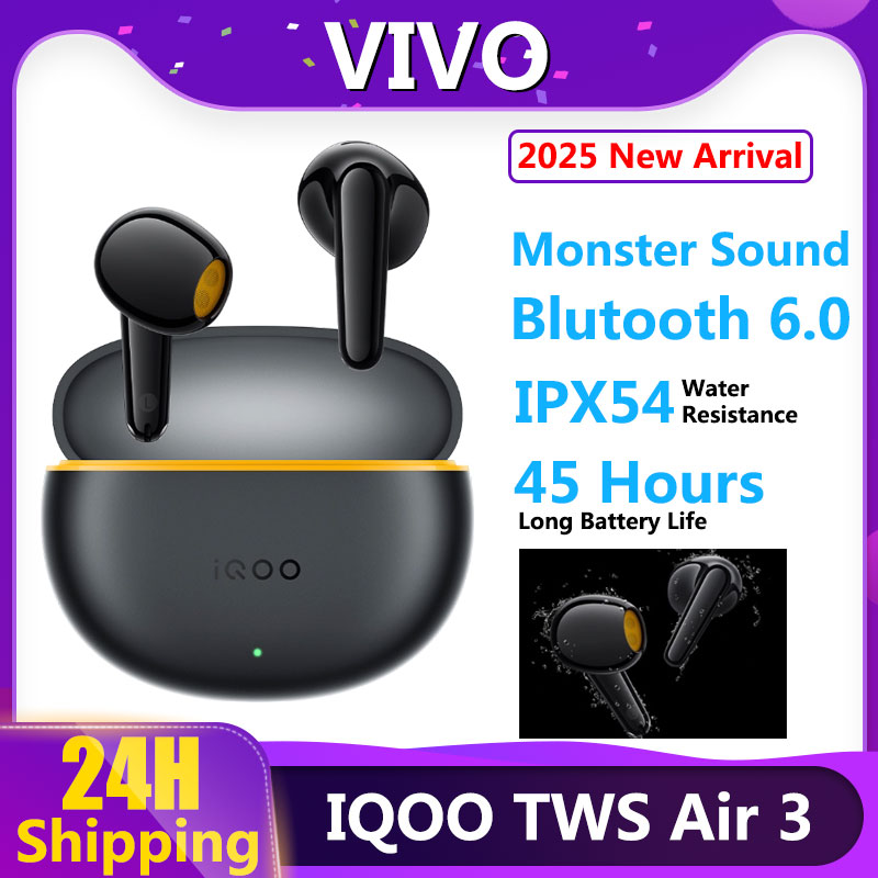 VIVO Iqoo TWS Air 3 TWS Earphone Bluetooth 6.0 AI Call Noise Cancelling True Wireless Headset For IQOO Neo 10