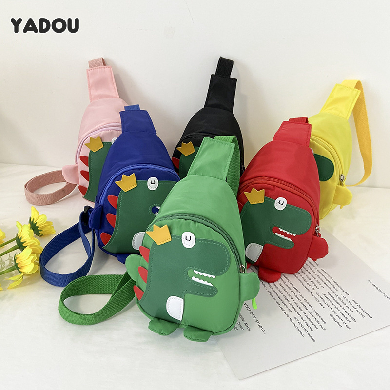YADOU Children s bag cartoon cute little dinosaur chest bag