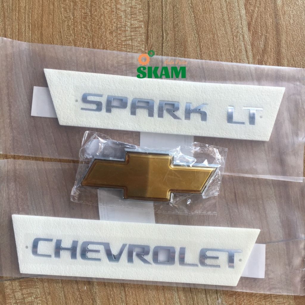 Tem dán - Decal - Logo chữ nổi CHEVROLET SPARK dán đuôi xe - Skam Autoparts