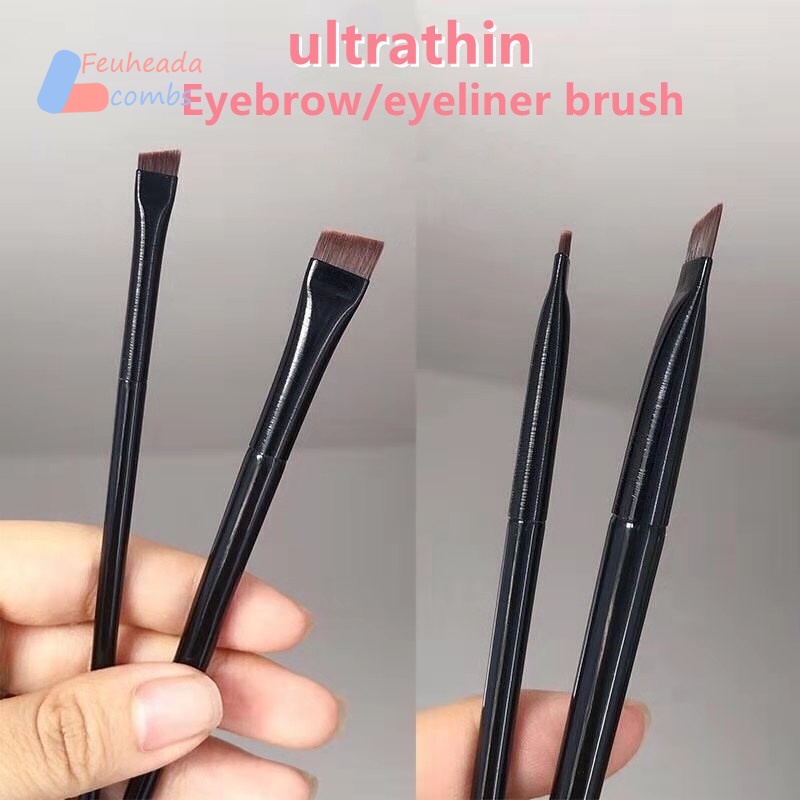 Dụng cụ trang điểm Cọ kẻ mắt cọ chải lông mày siêu mỏng