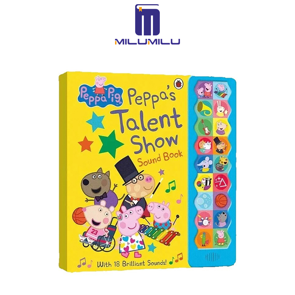 Milumilu Peppa Pig Peppa's Talent Show Voice Book Hardcover Original English Books ราคา 1,073 บาท*ส่งฟรี