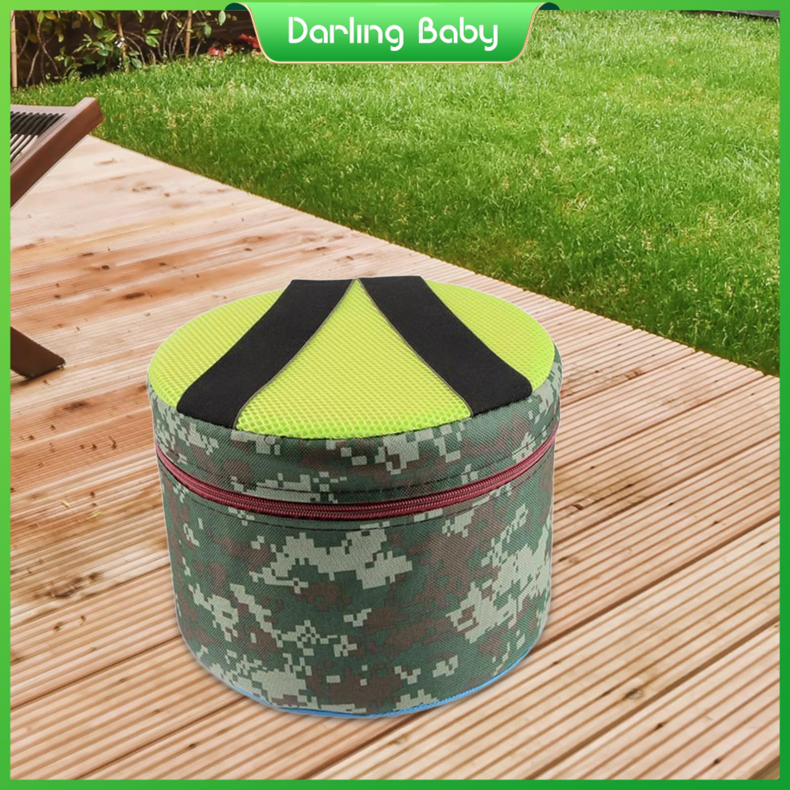 Darling Baby Camping Stool Wearable Lightweight Shoe Stool Practical Gardeners Work Seat Stool for Child Adults Backyard Fishing Home Weeding